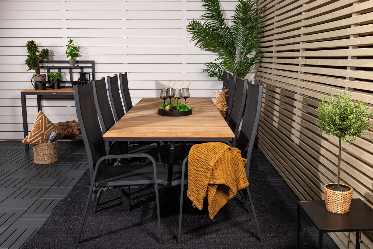 2er Set - Gartenstuhl Bossa aus Textilene/Aluminium