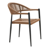 2er Set - Gartenstuhl Canaria aus Aluminium/Rattan