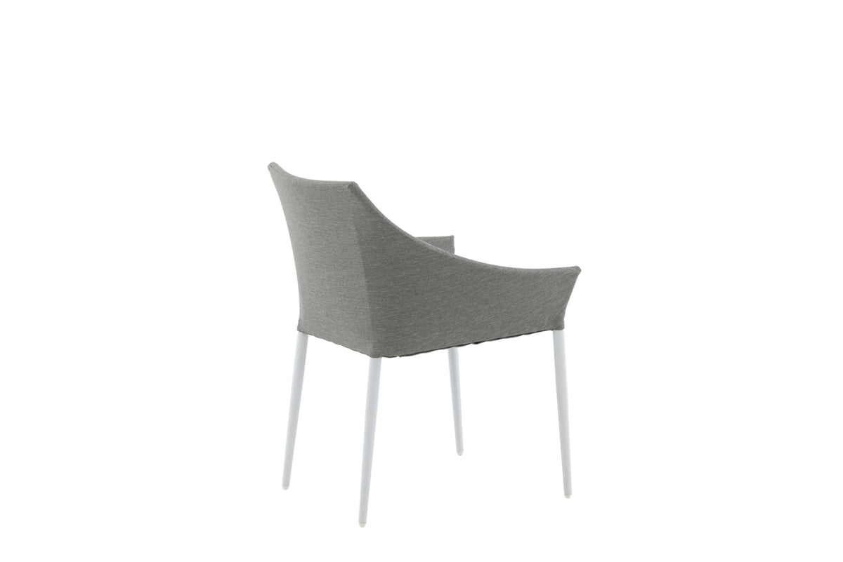 2er Set - Gartenstuhl Sophia aus Aluminium/Polyester