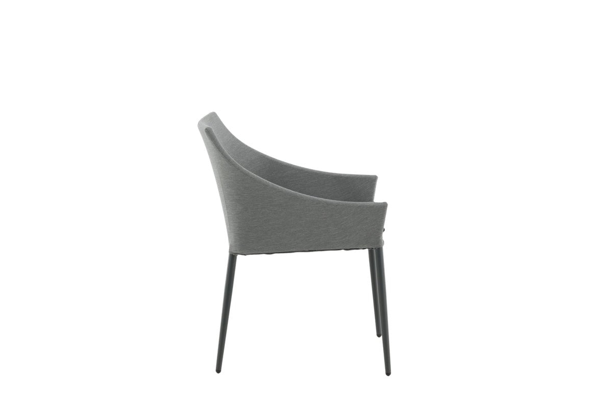 2er Set - Gartenstuhl Sophia aus Aluminium/Polyester