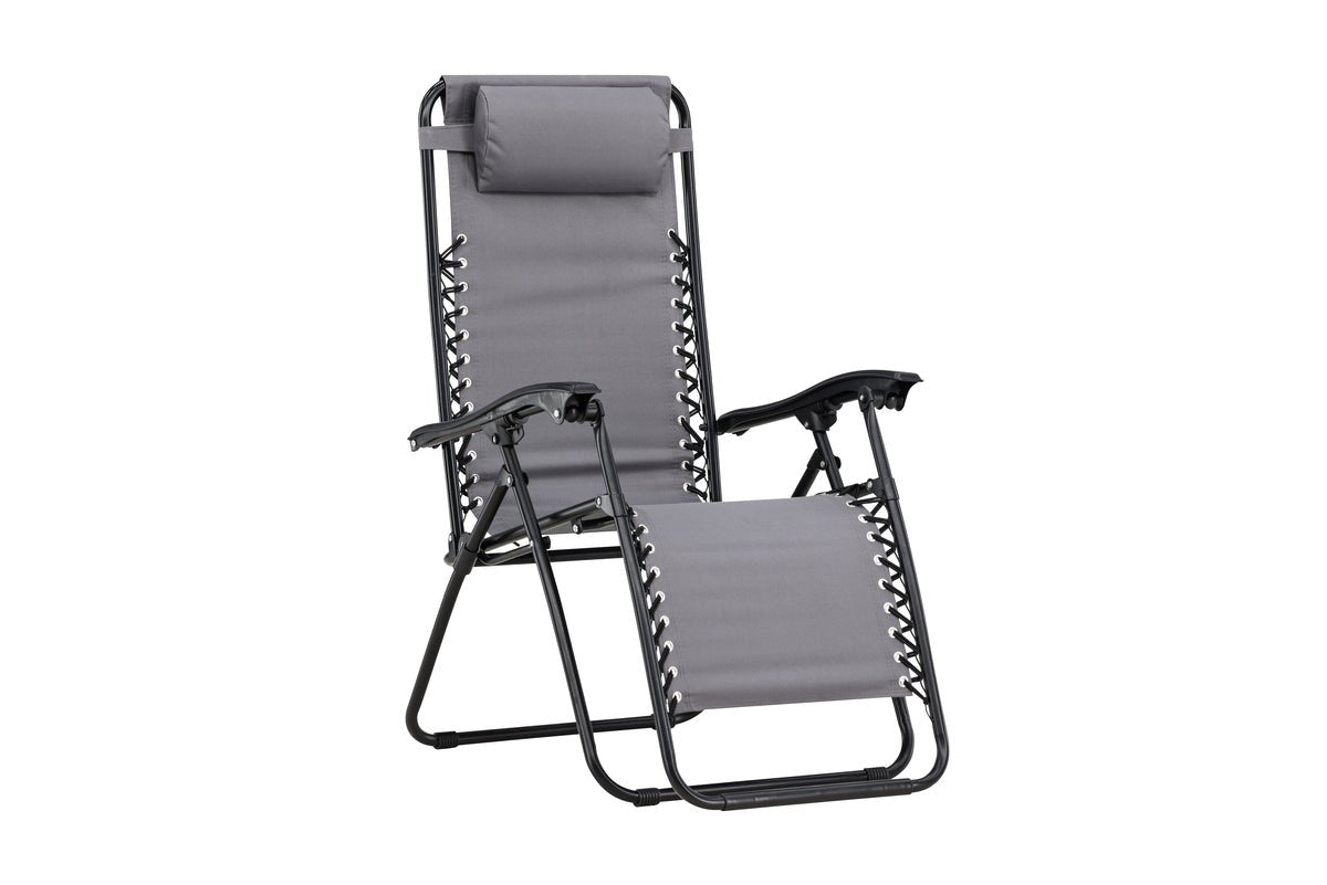 2er Set Sonnenliege Vionna - mit Oxford-Gewebe in 2 Farben