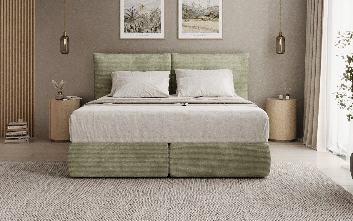 Boxspringbett Pillo in Cord