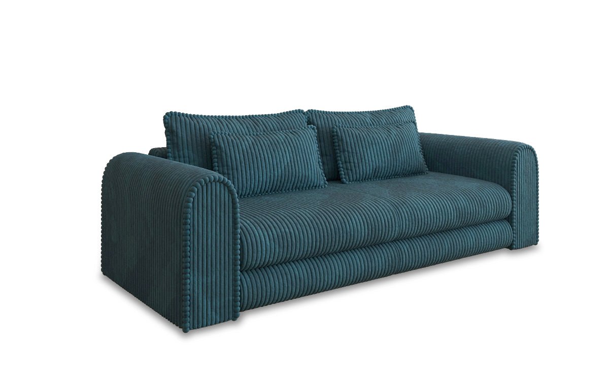 Designer Sofa Lil Buddy 3 Sitzer mit Schlaffunktion und Stauraum in Breitcord