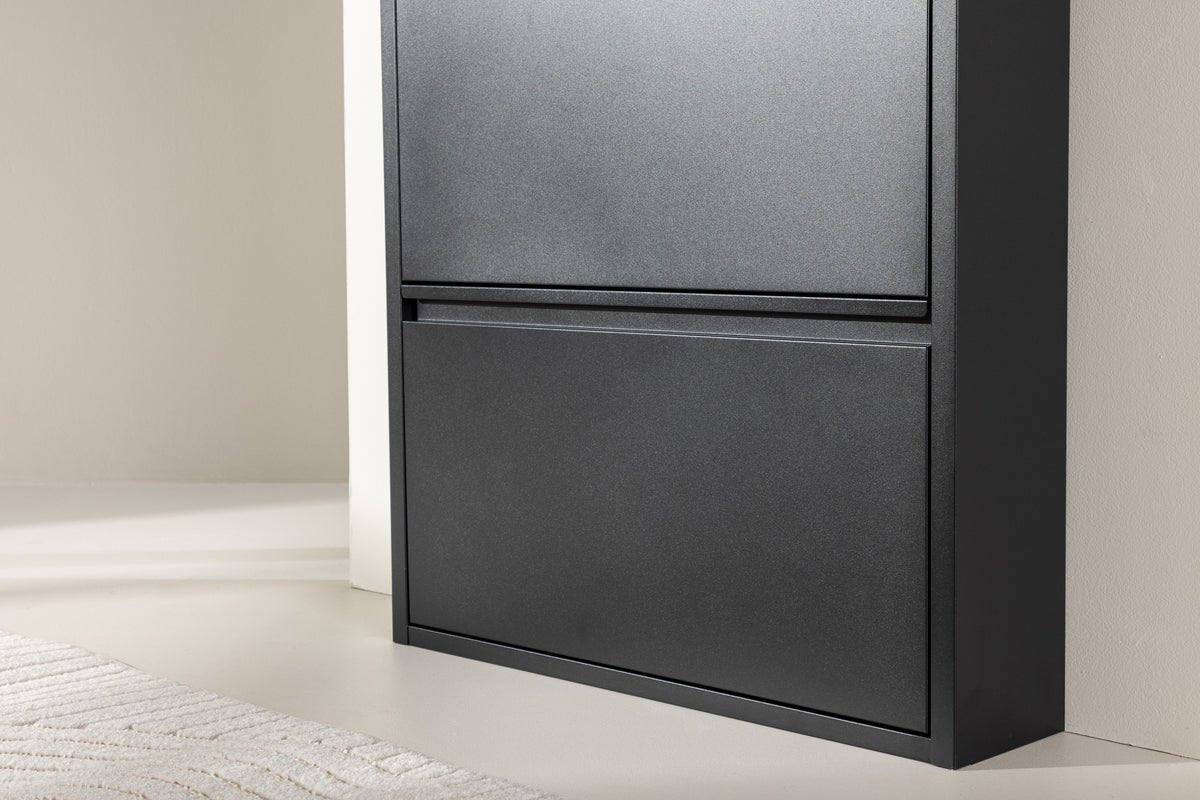 Shoe rack Nuvio – Black, Modern Minimal