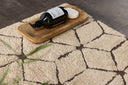 Bath Mat Semara - in a beige-brown combination made of soft cotton
