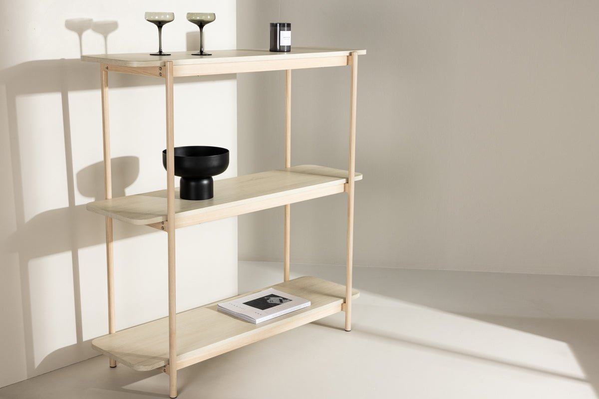 Regal Heim – 3-Tier Shelf in Whitewash