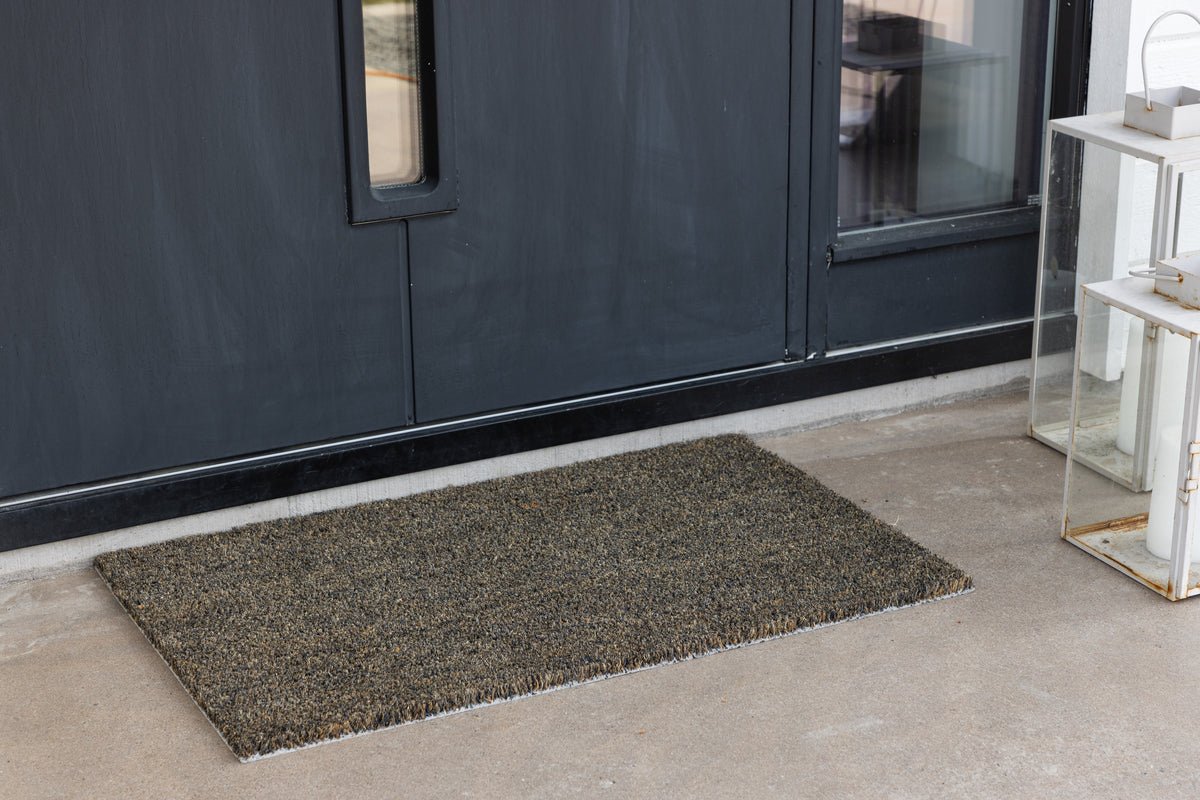 Fußmatte Caro – mit Streifenmuster aus Naturfasern