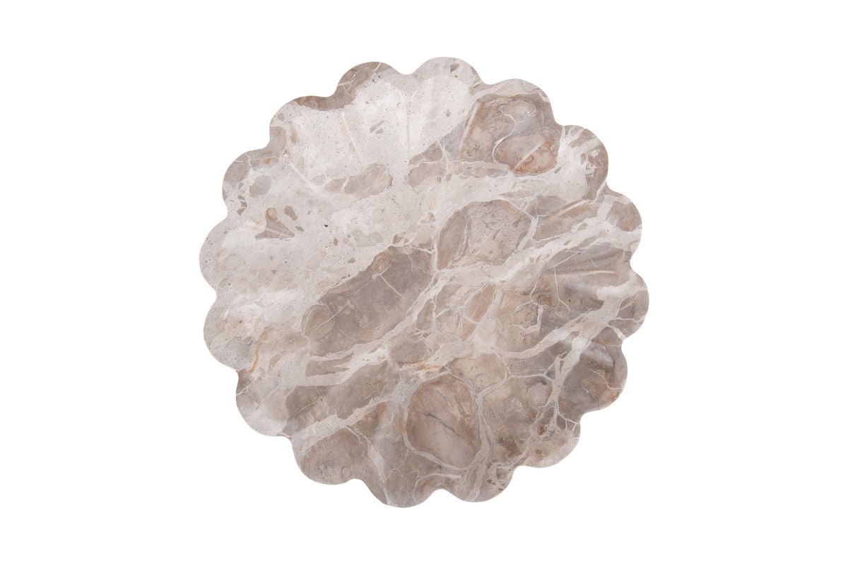 Bowl Averelle – made of marble / flower-shaped