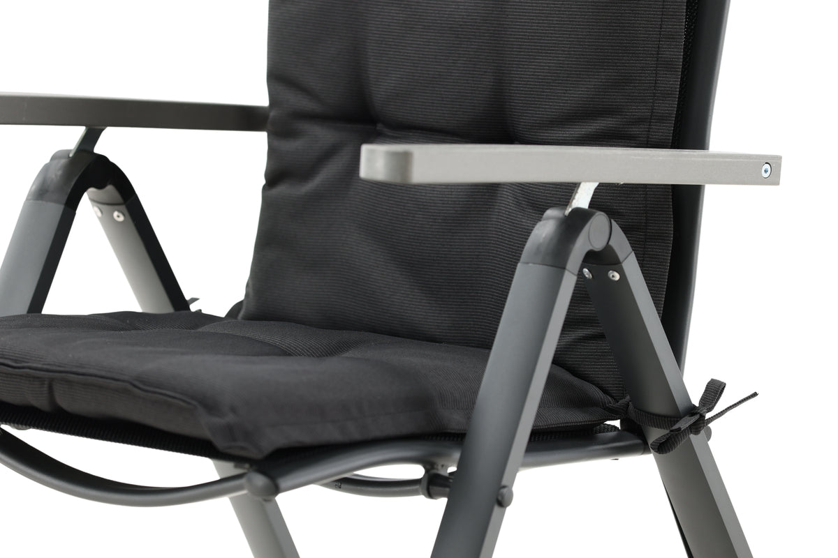 6-piece Set - Garden Chair Cushions Siena made of Polyester in 4 Colors