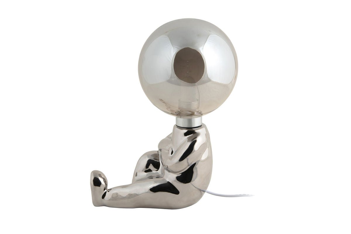 Tischlampe Antman (sitzend)  - Designlampe Hochglanz beschichtet mit LED