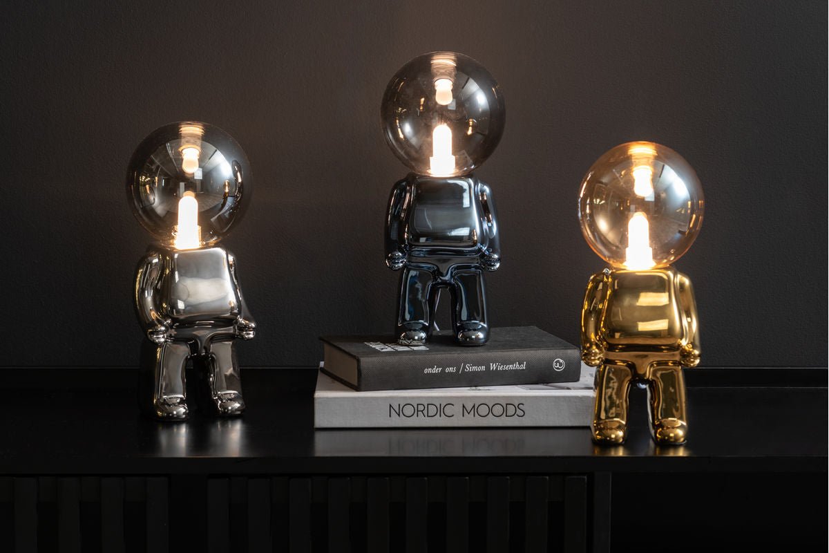 Tischlampe Antman  - Designlampe Hochglanz beschichtet mit LED