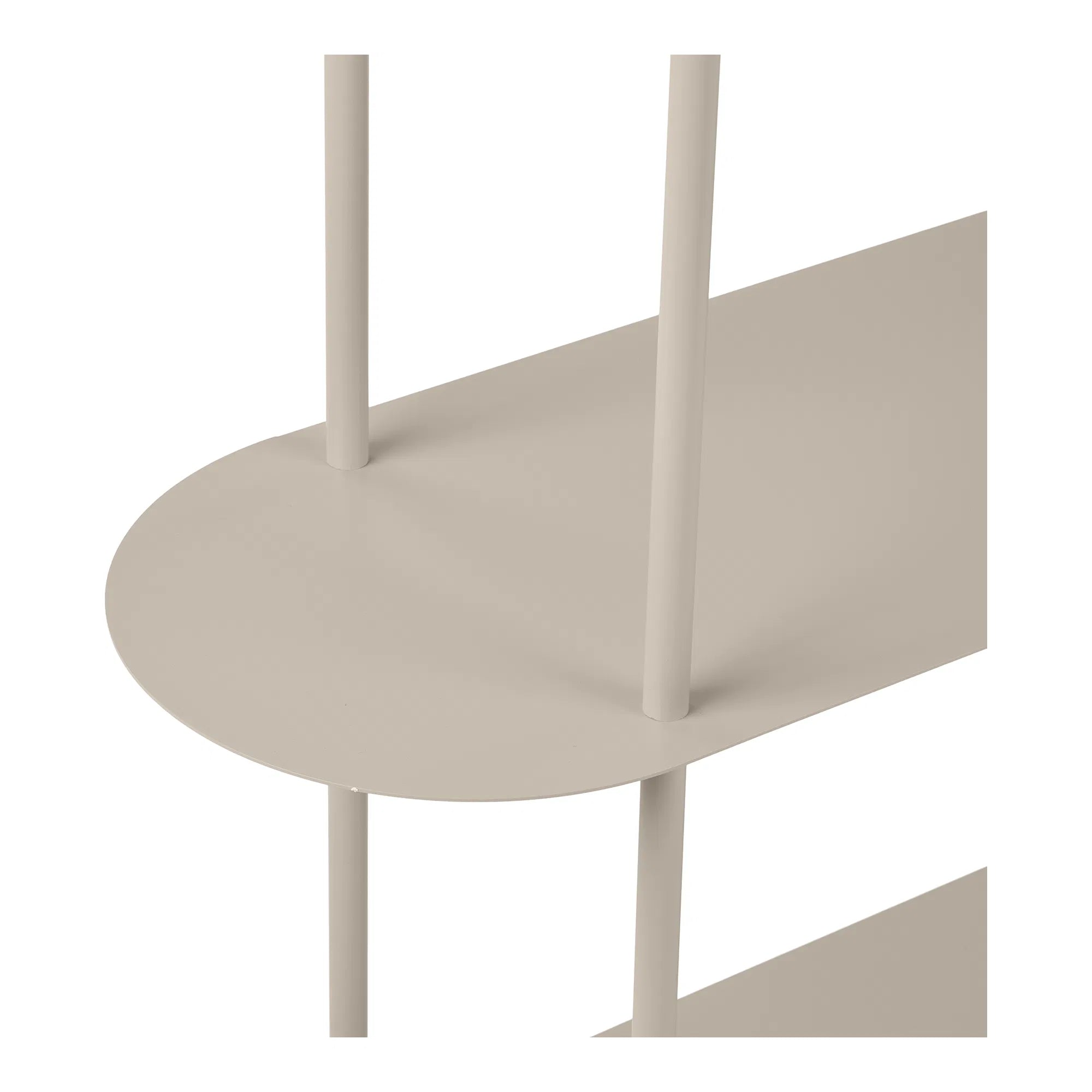 Velsira Freestanding Shelf – made of metal in sand color