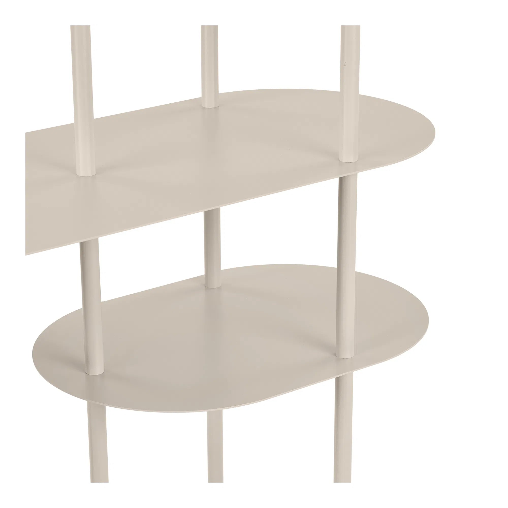 Velsira Freestanding Shelf – made of metal in sand color