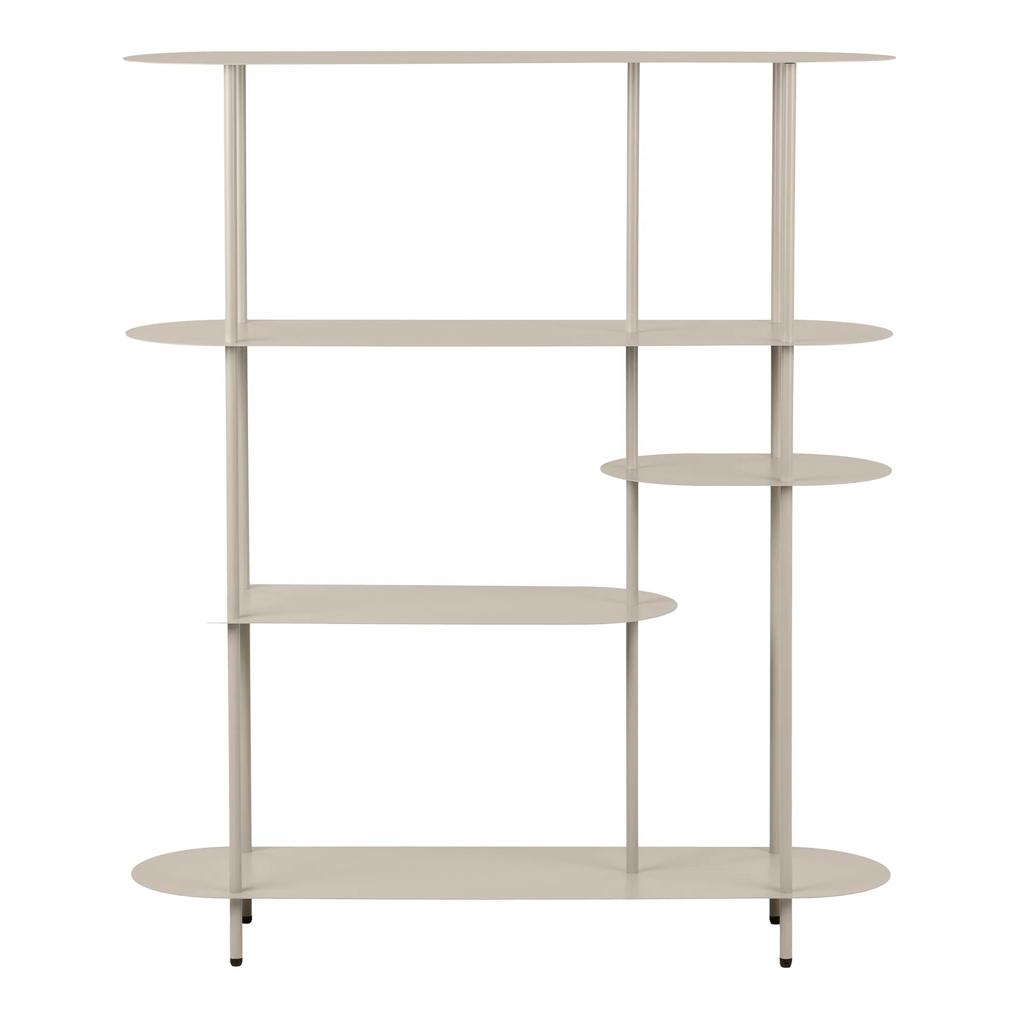 Velsira Freestanding Shelf – made of metal in sand color