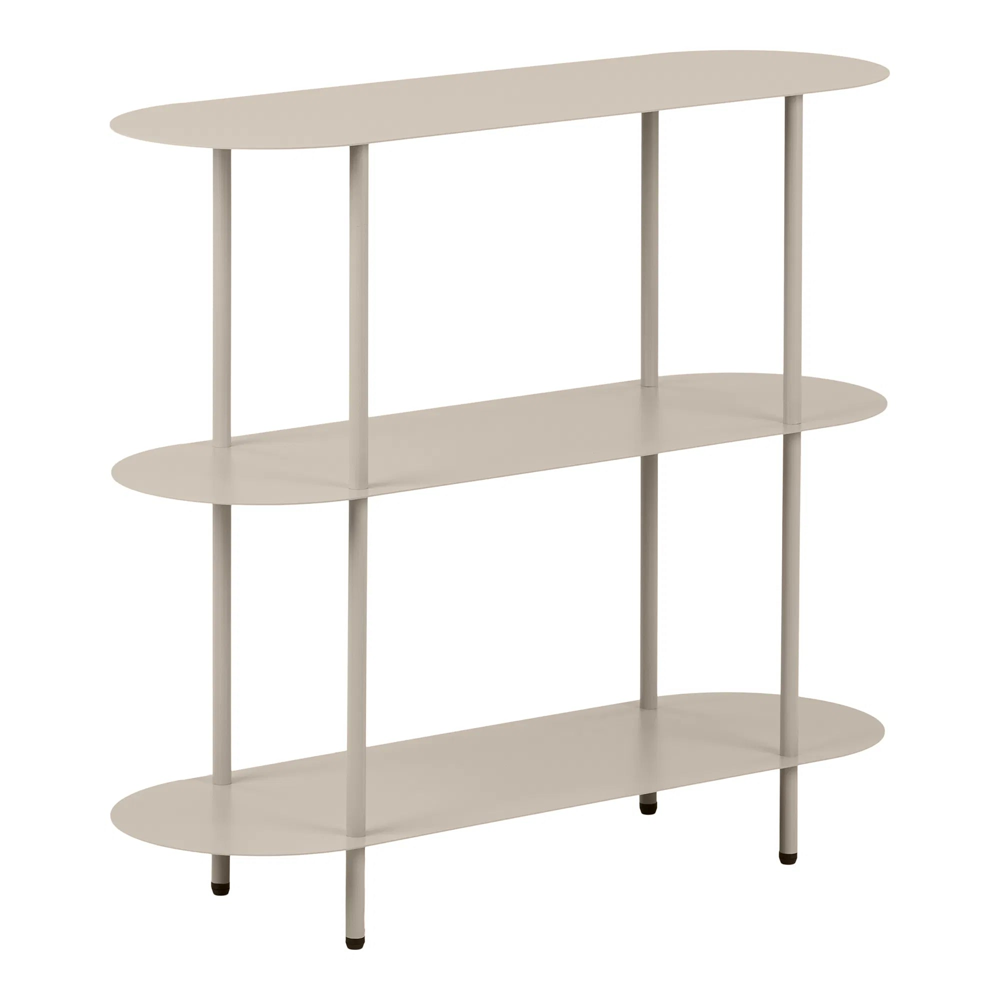 Kaldora Freestanding Shelf – made of metal in sand color