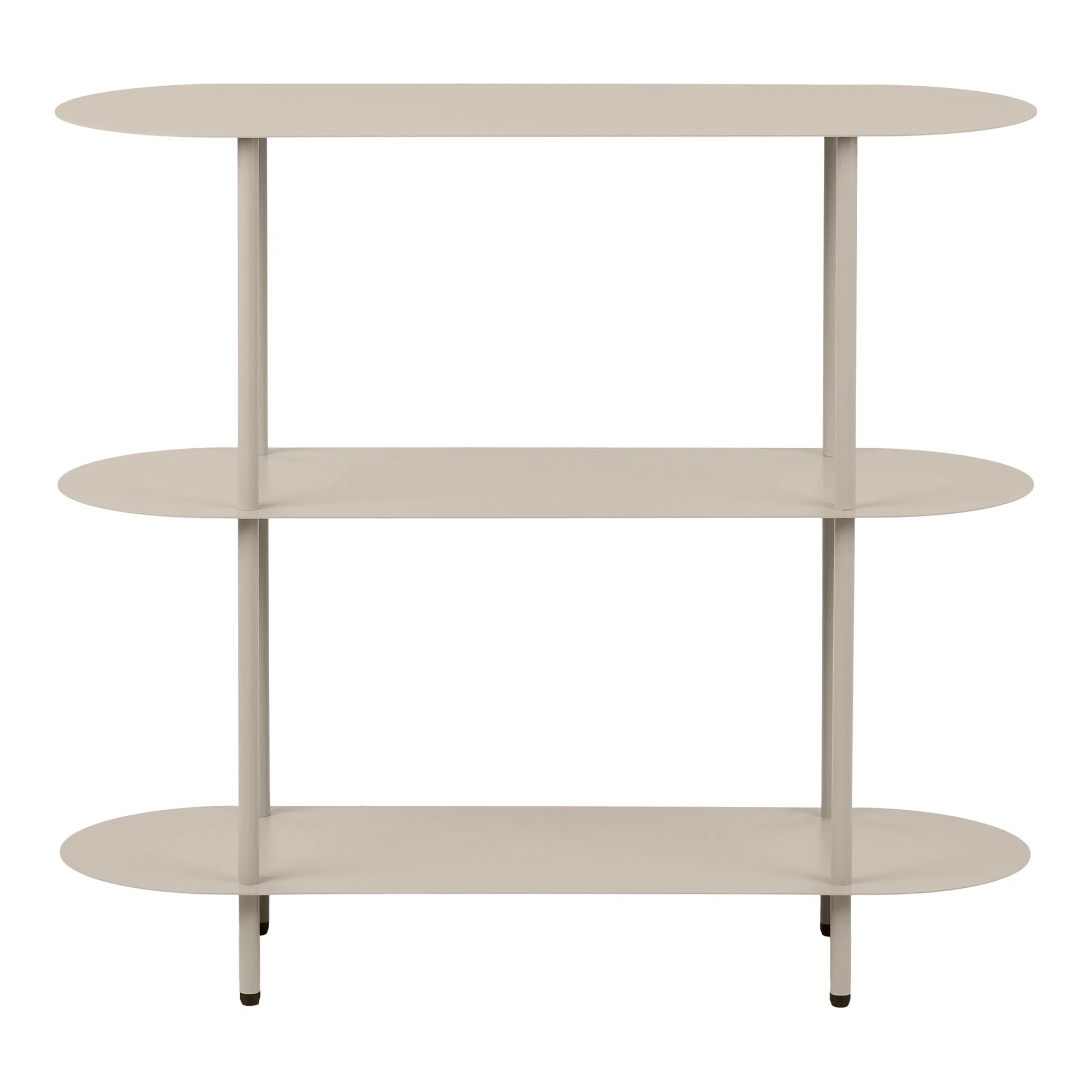 Kaldora Freestanding Shelf – made of metal in sand color