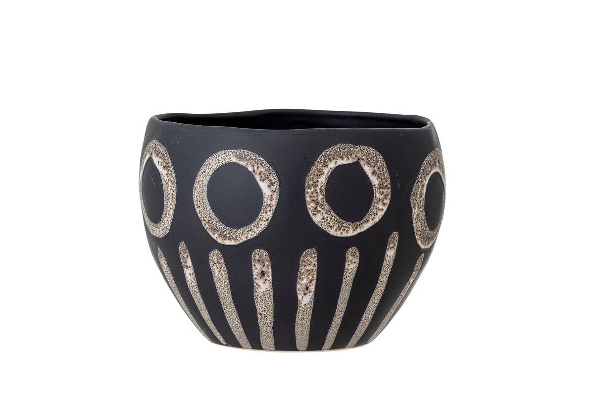 Flower Pot Ravenna – Graphic Design in Black