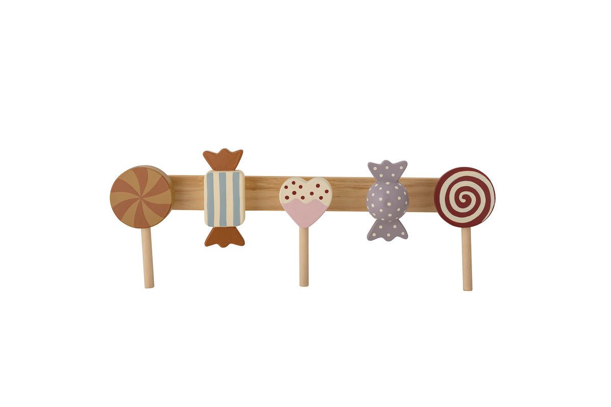 Children's Wardrobe Haily – made of Pine Wood with Candy Design