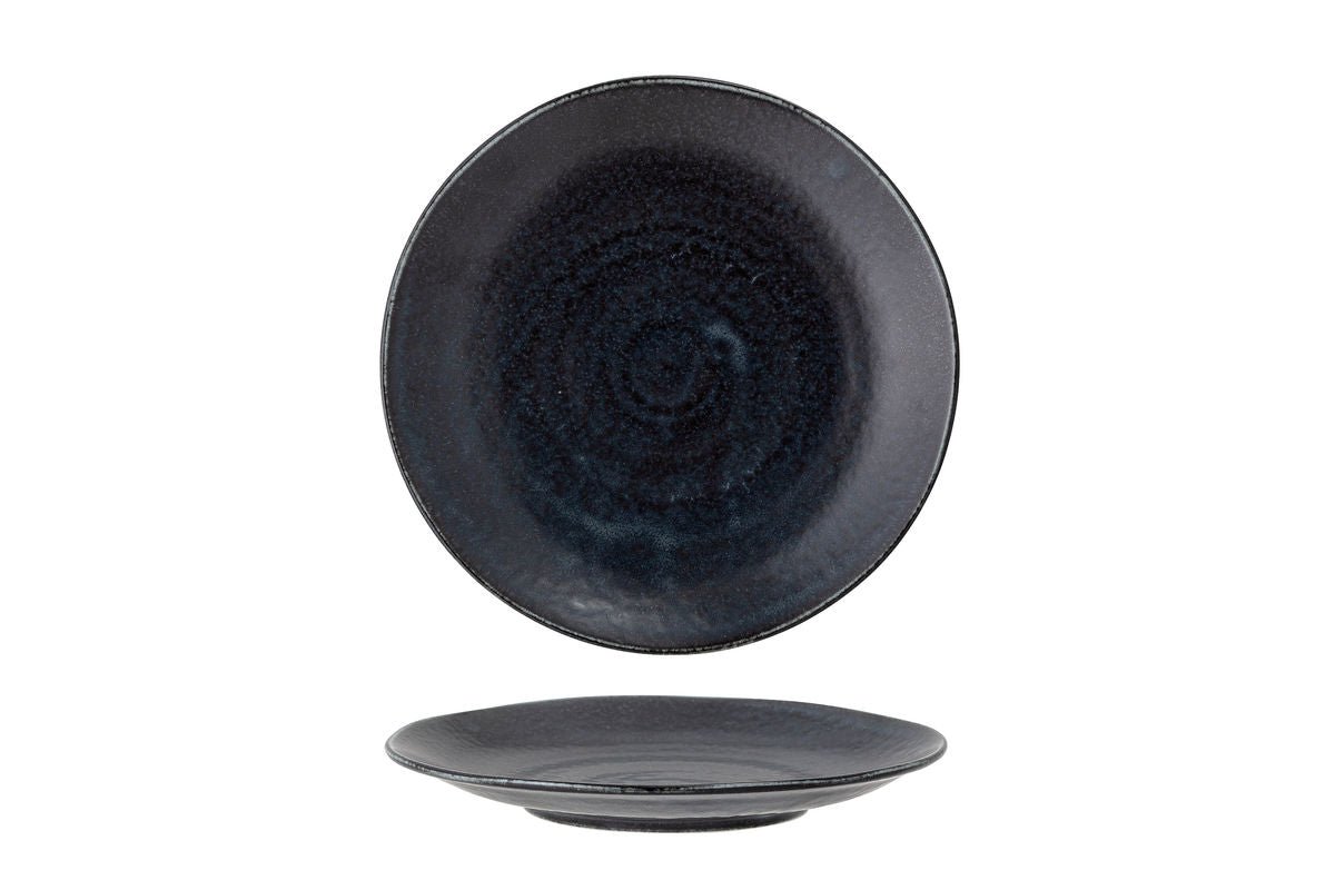 Teller Kaito – Schwarzes Porzellan im japanischen Stil