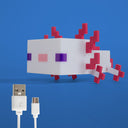 Minecraft LED table lamp Axolotl – with rechargeable battery & USB-C