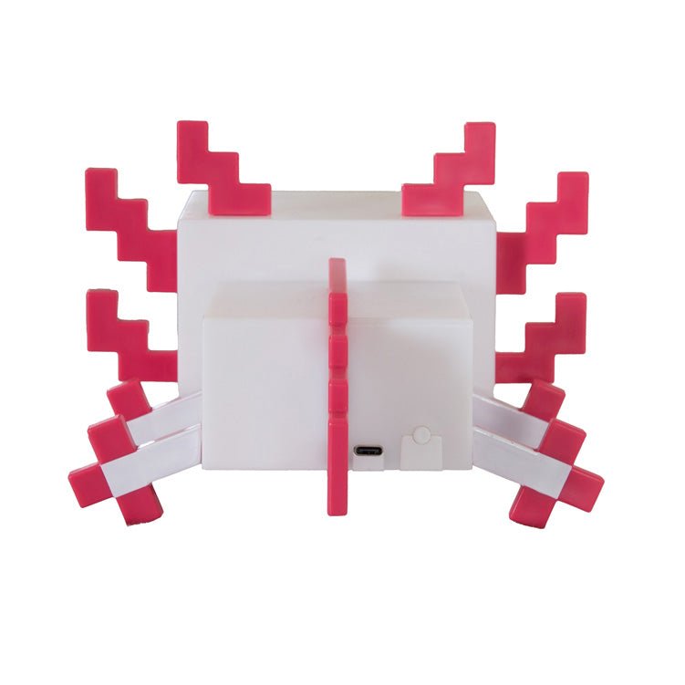 Minecraft LED-Tischlampe „Axolotl“ – mit Akku & USB-C