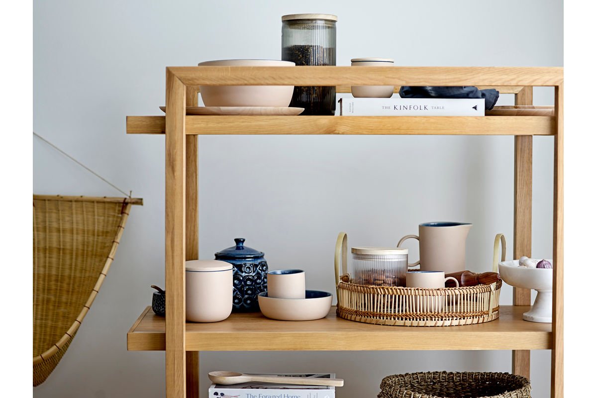 Bowl Erin - White Marble with Elegant Stand