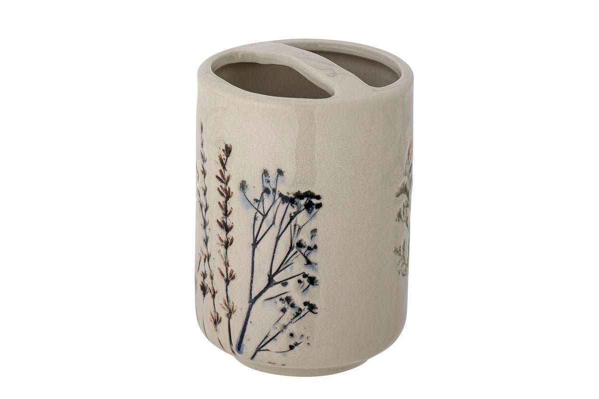 Soap Dispenser Set Klem – Stoneware with Crackled Glaze (Set of 2)