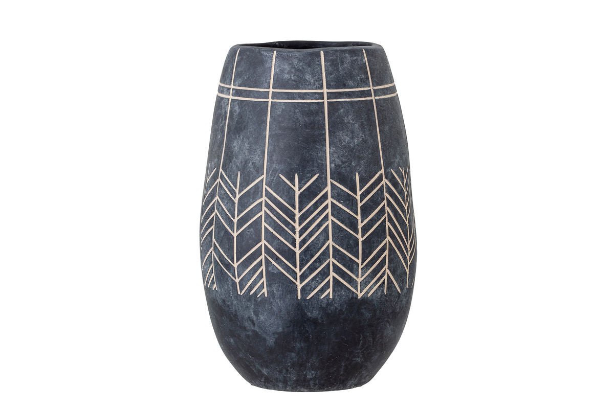 Vase "Sorell" - brown ceramic vase