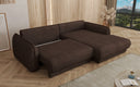 Designer Ecksofa Mojave II Stoff mit Schlaffunktion und Stauraum