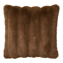 Flausch - Decorative Pillow Tao made of Faux Fur Brown 45x45 cm