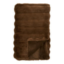 Flausch - Day Blanket Tao made of Faux Fur Brown 130x180 cm