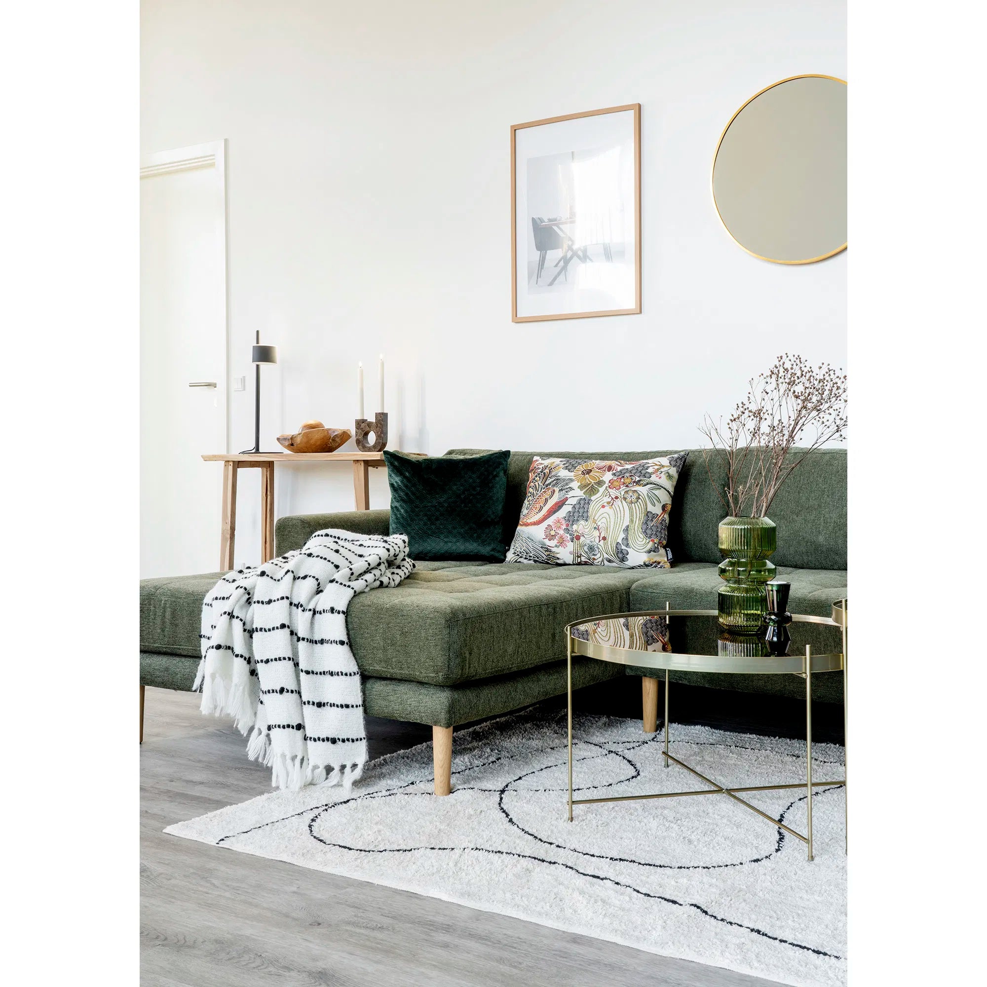 Carpet Arenzo – Modern cotton carpet with abstract pattern, 160x230 cm
