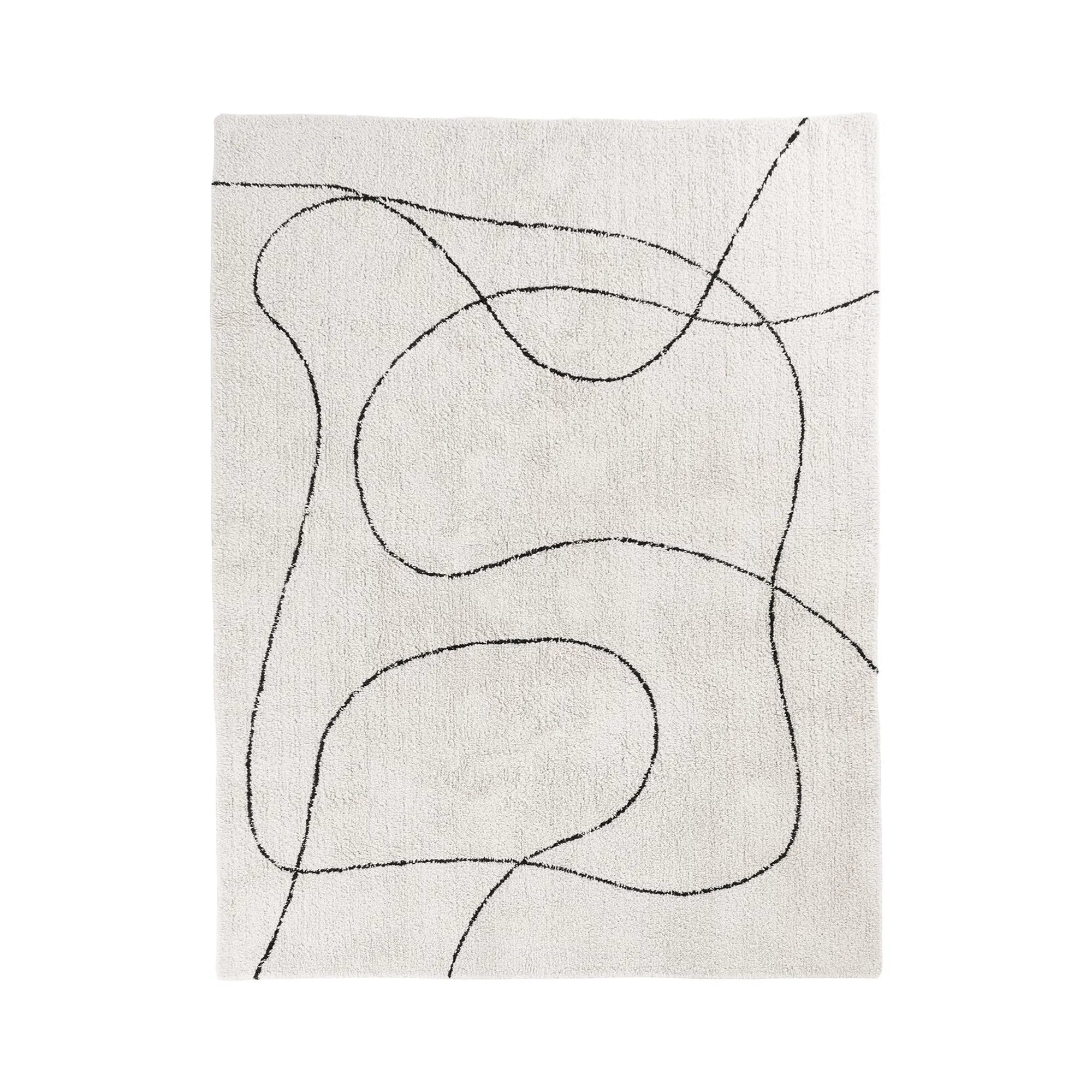 Carpet Arenzo – Modern cotton carpet with abstract pattern, 160x230 cm