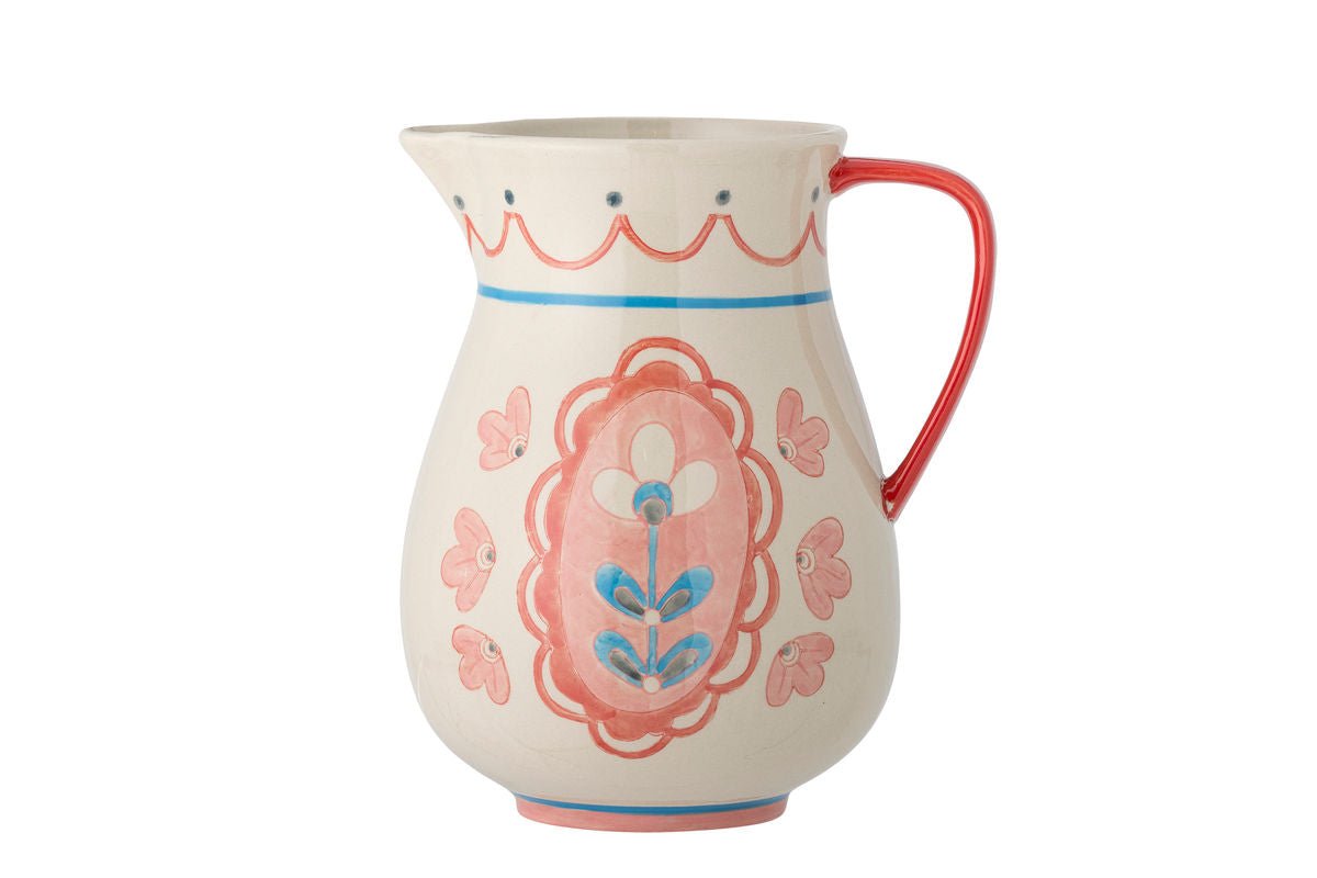 Krug Miren – Hand-Decorated Stoneware with Floral Motif