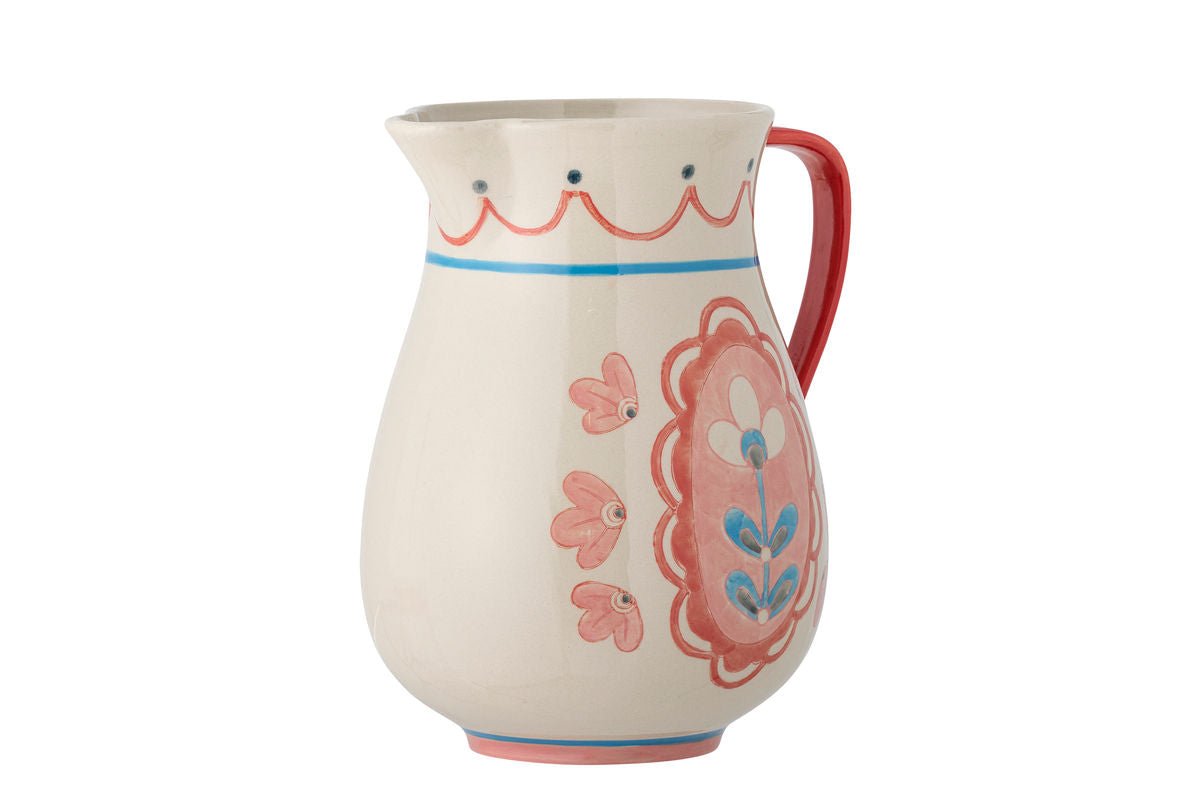 Krug Miren – Hand-Decorated Stoneware with Floral Motif