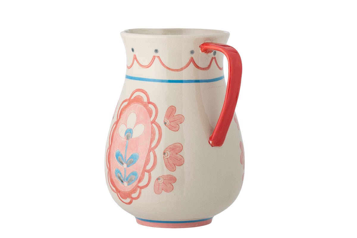 Krug Miren – Hand-Decorated Stoneware with Floral Motif