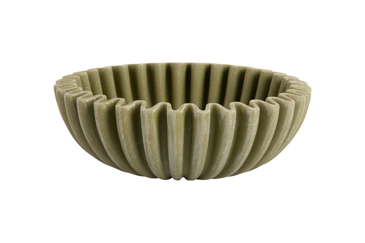 Zorin Small Bowl – Made of Polyresin / Wave Pattern
