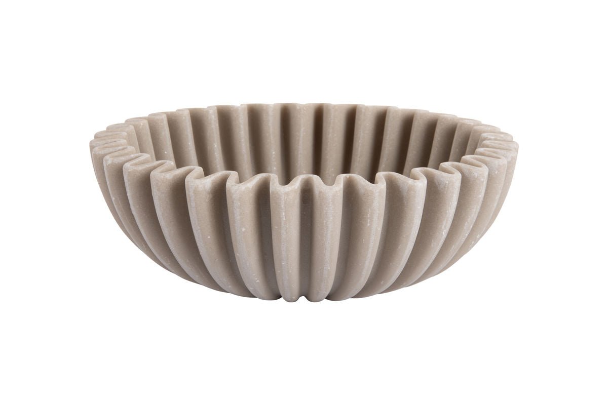 Zorin Small Bowl – Made of Polyresin / Wave Pattern