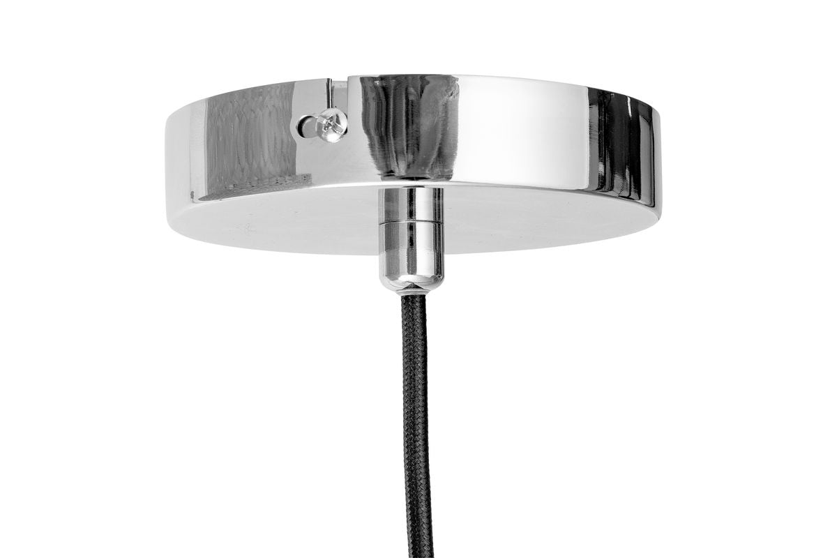 Pendant Light "Silvertwist" – with Glass Texture