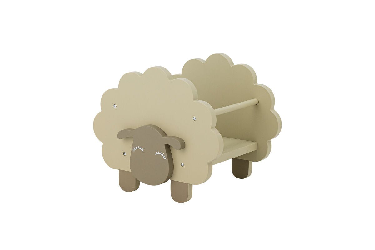 Kinder Bücherregal Polly – Schaf aus FSC®-zertifiziertem Holz in Grün für das Kinderzimmer