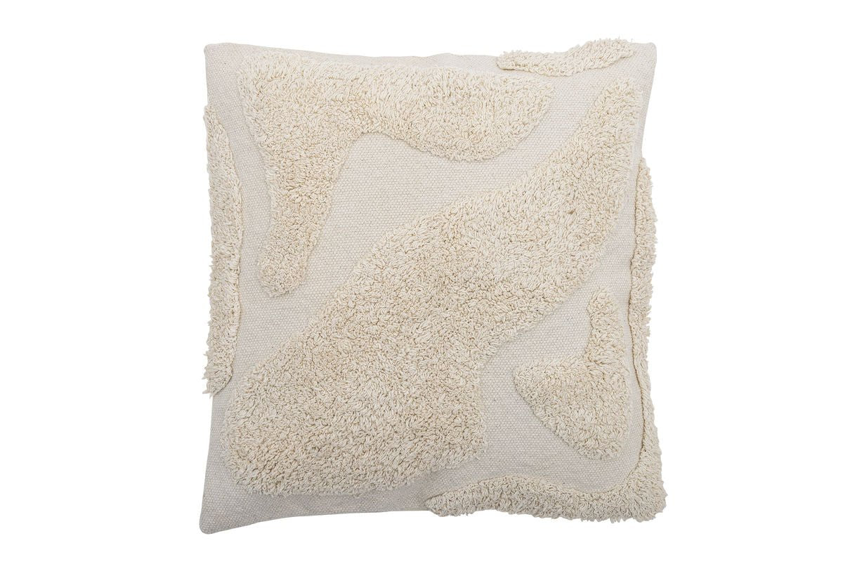 Decorative Cushion Alba – Tufted Tone-on-Tone Design in Natural Shades