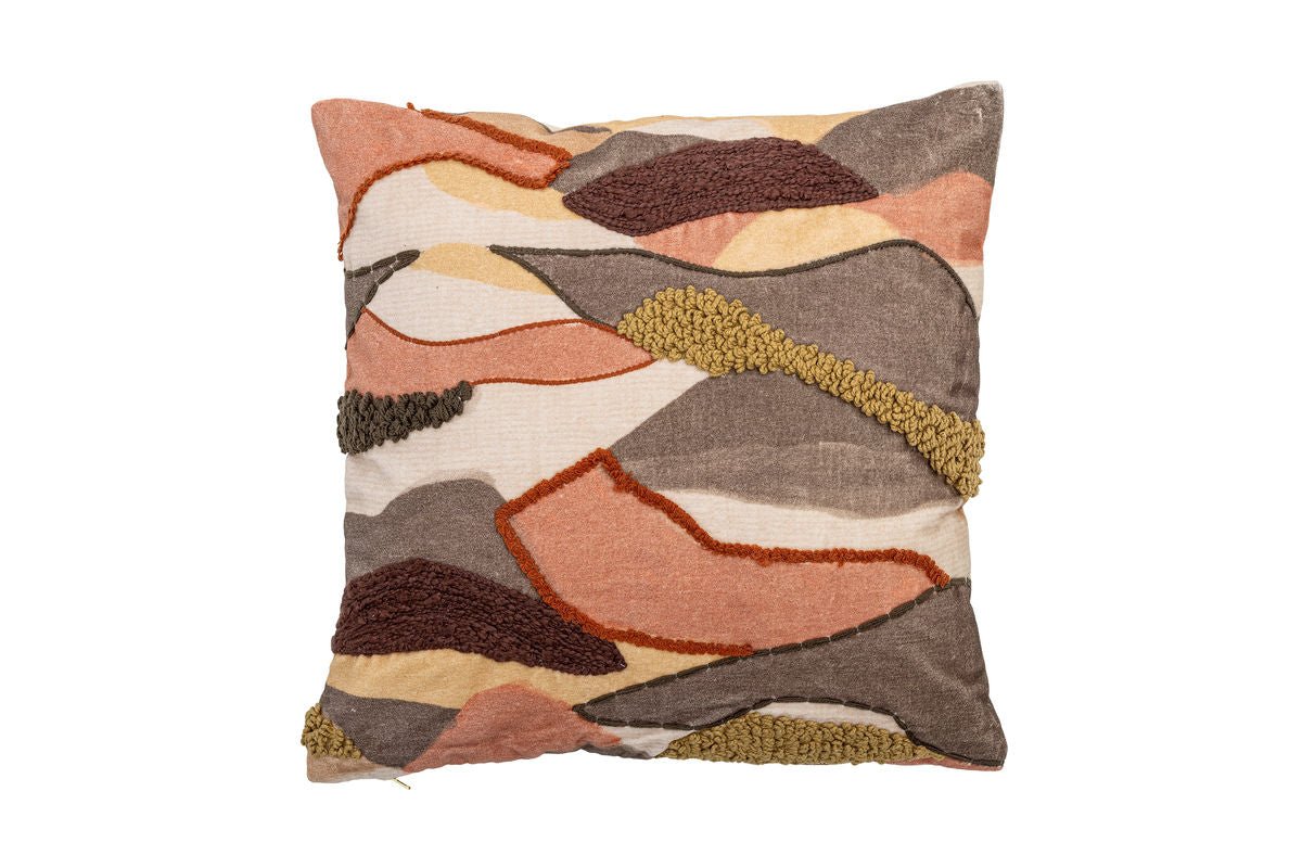 Decorative Cushion Mantova – Textured Mix in Earth Tones