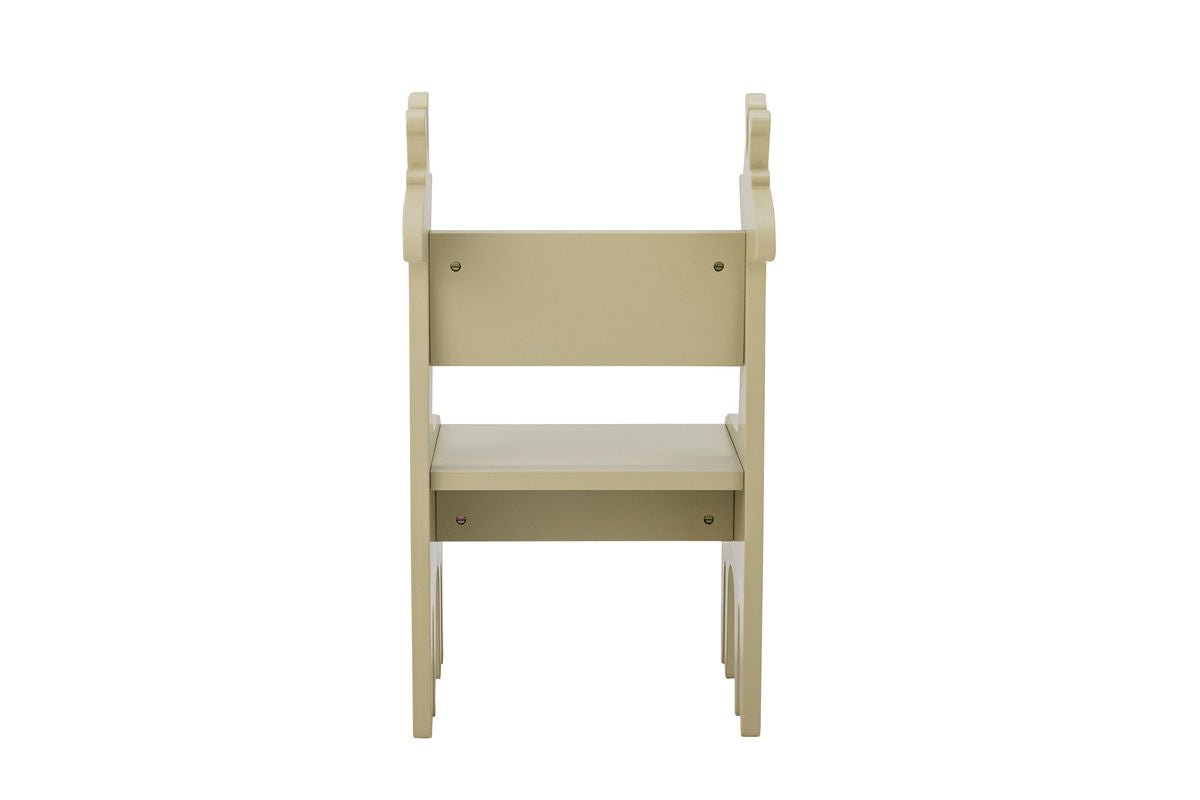Children's Chair "Gigi" – FSC®-Certified MDF in Natural & Gray Tones