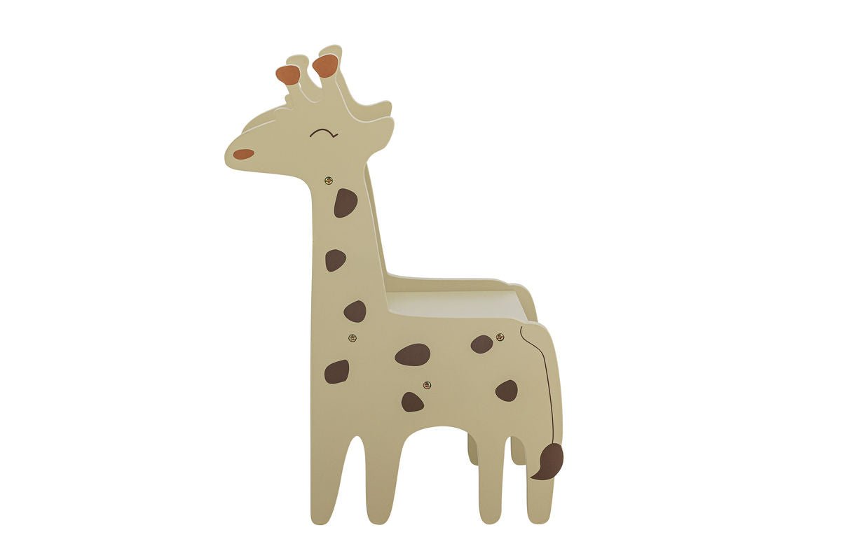 Children's Chair "Gigi" – FSC®-Certified MDF in Natural & Gray Tones