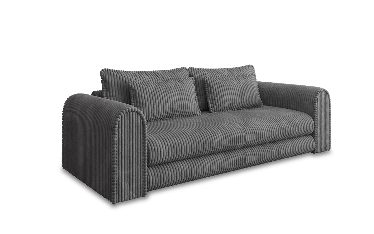 Designer Sofa Lil Buddy 3 Sitzer mit Schlaffunktion und Stauraum in Breitcord