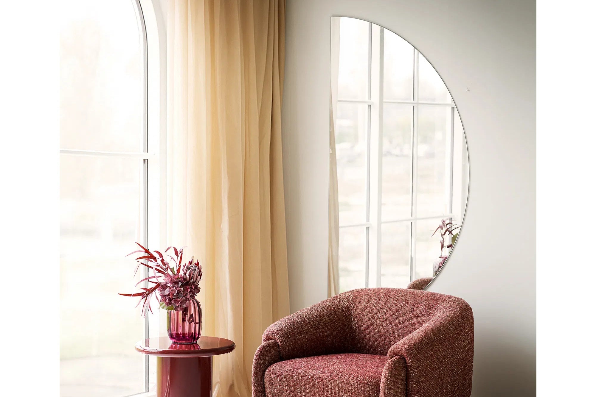 Mirror Valmira – Half Moon