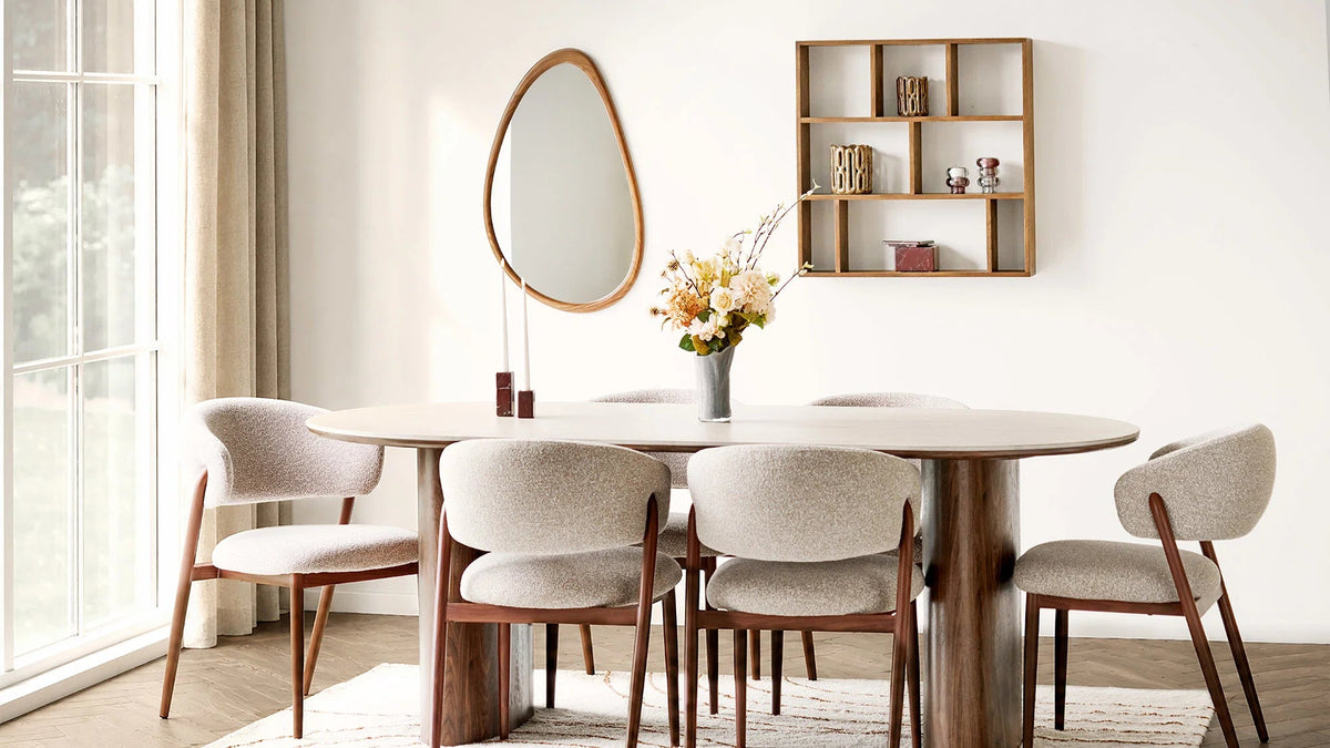 Mirror Melissa - in an organically curved shape