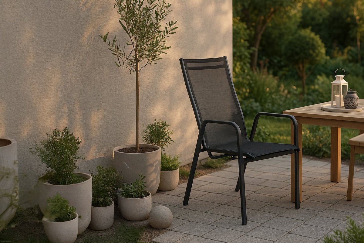 2-piece set - Garden chair Bossa made of Textilene/Aluminum