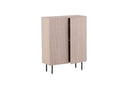 Chest of drawers Ardena – in Black or Whitewash, Modern Scandi