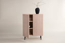 Chest of drawers Ardena – in Black or Whitewash, Modern Scandi